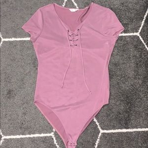 Pink/Purple body suit